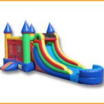 3 in 1 Wet Dry Multicolor Castle Slide Combo C100