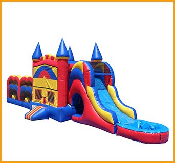 50′ Castle Module Wet/Dry Obstacle Course I084
