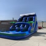18′ Dual Lane Wave Water Slide W136