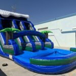18′ Dual Lane Wave Water Slide W136