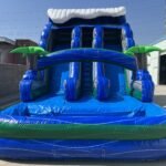18′ Dual Lane Wave Water Slide W136