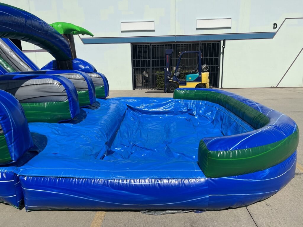 18′ Dual Lane Wave Water Slide W136