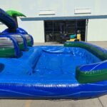 18′ Dual Lane Wave Water Slide W136