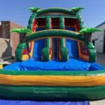18′ Dual Lane Tropical Water Slide W137