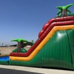 18′ Dual Lane Tropical Water Slide W137