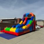 18′ Block Party Wet & Dry Slide W132