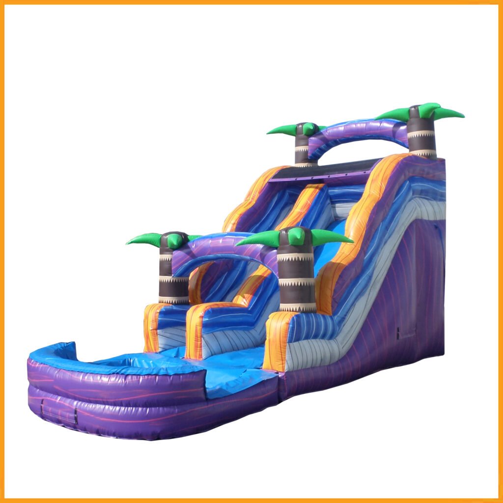 18′ Tropical Water Slide W119