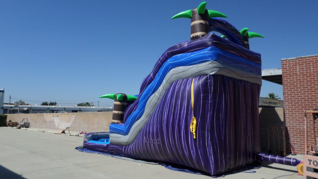 Purple Tropical Water Slide W124