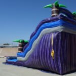 Purple Tropical Water Slide W124