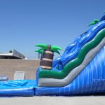 Blue Tropical Water Slide W121