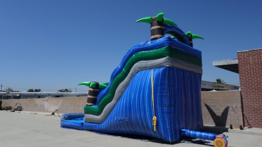 Blue Tropical Water Slide W121