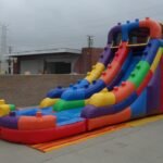 18′ Block Party Wet & Dry Slide W132