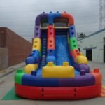 18′ Block Party Wet & Dry Slide W132