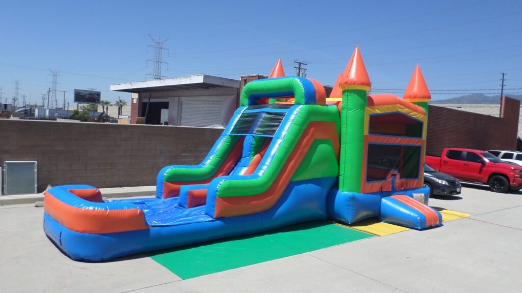 Dual Lane Multicolor Fun House Combo Wet & Dry C162