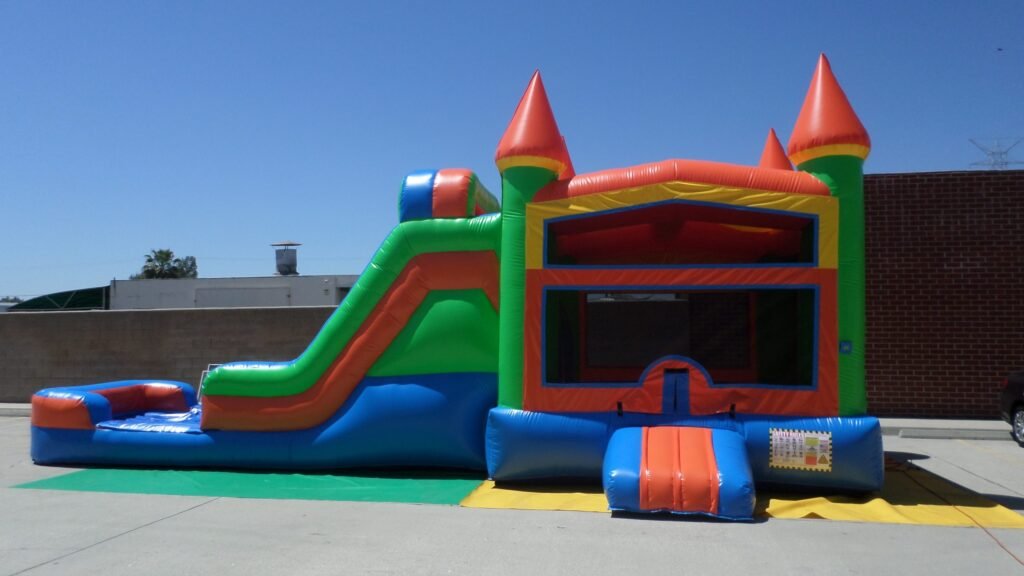 Dual Lane Multicolor Fun House Combo Wet & Dry C162