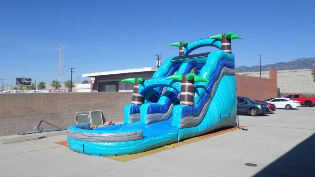 18′ Marble Tropical Water Slide W138