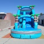 18′ Marble Tropical Water Slide W138