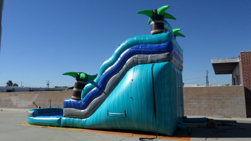 18′ Marble Tropical Water Slide W138