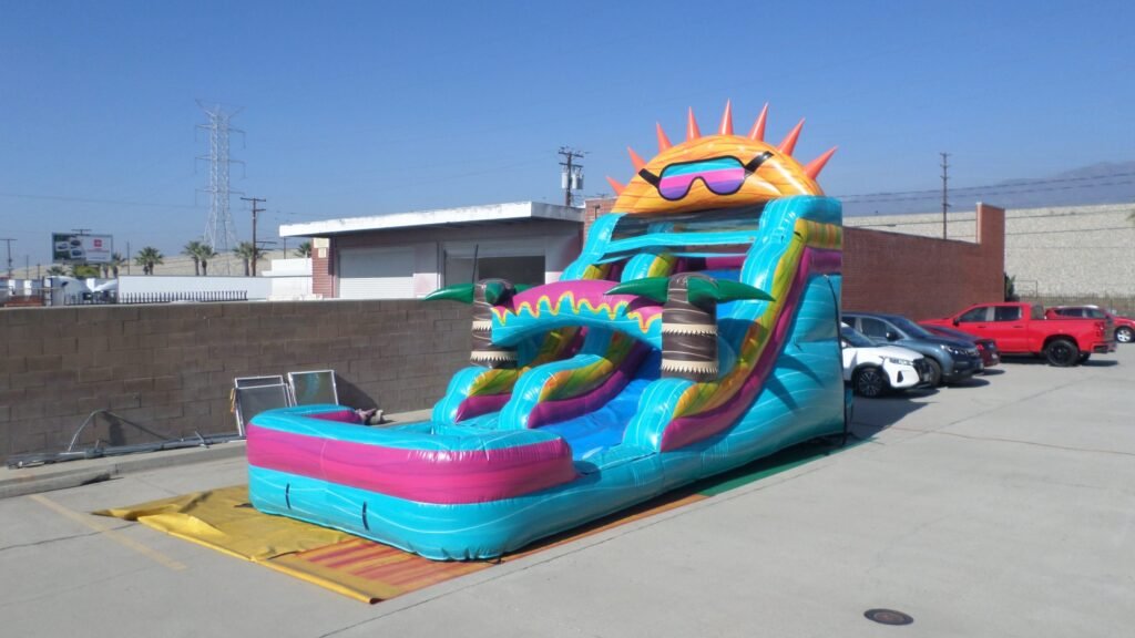 15′ South Beach Paradise Water Slide W140