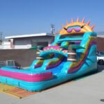 15′ South Beach Paradise Water Slide W140