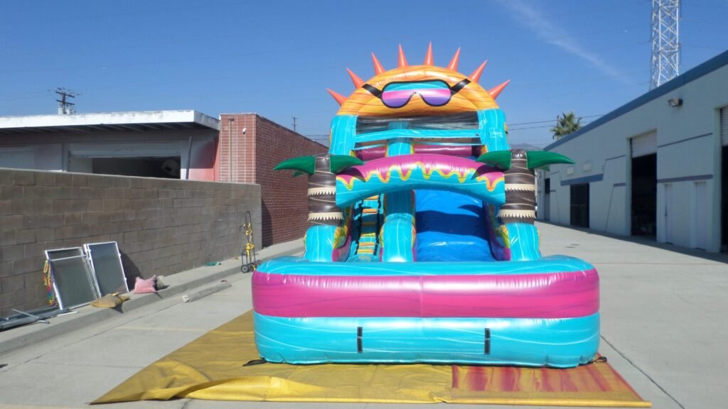 15′ South Beach Paradise Water Slide W140