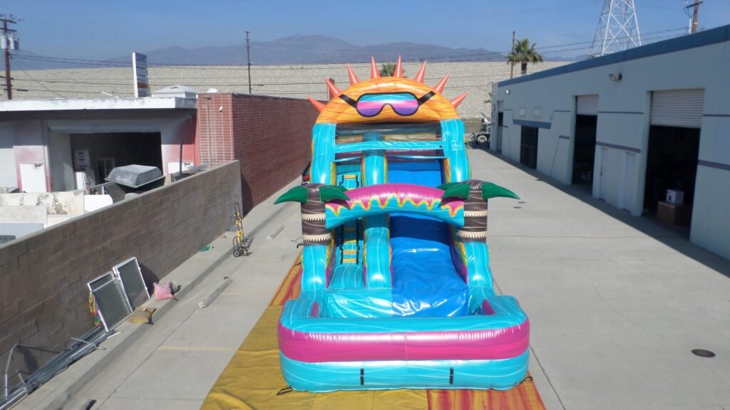 15′ South Beach Paradise Water Slide W140