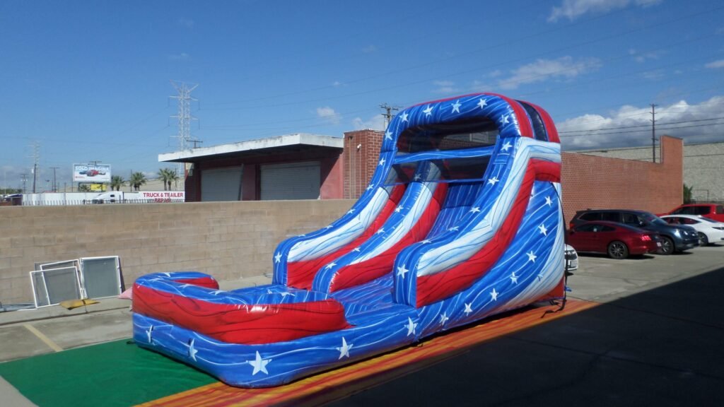 14′ Lil Patriot Water Slide W142