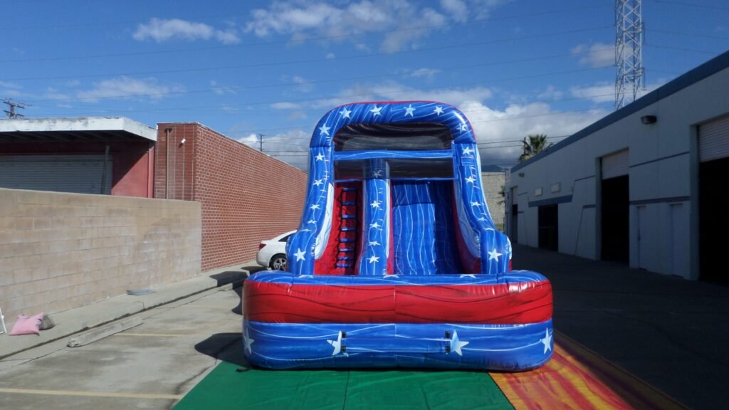 14′ Lil Patriot Water Slide W142