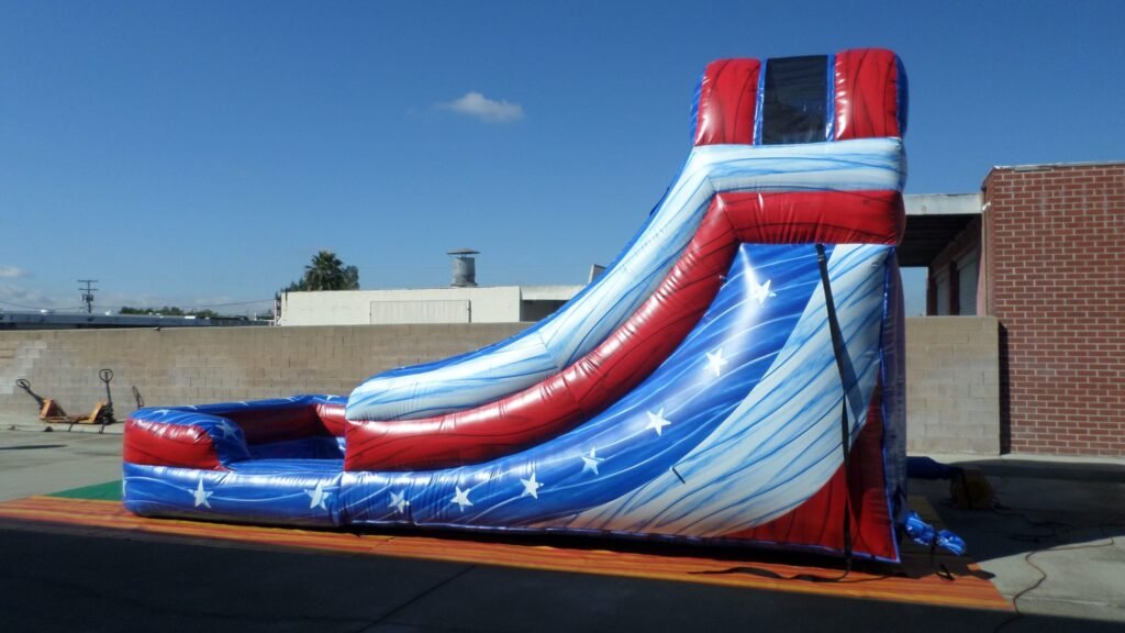 14′ Lil Patriot Water Slide W142