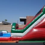 15′ Dual Lane Double Loader Water Slide W145