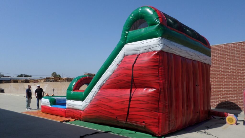 15′ Dual Lane Double Loader Water Slide W145