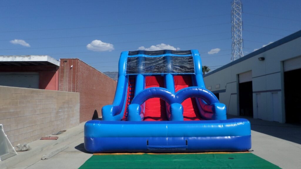 18′ Dual Lane Wet & Dry Slide W146