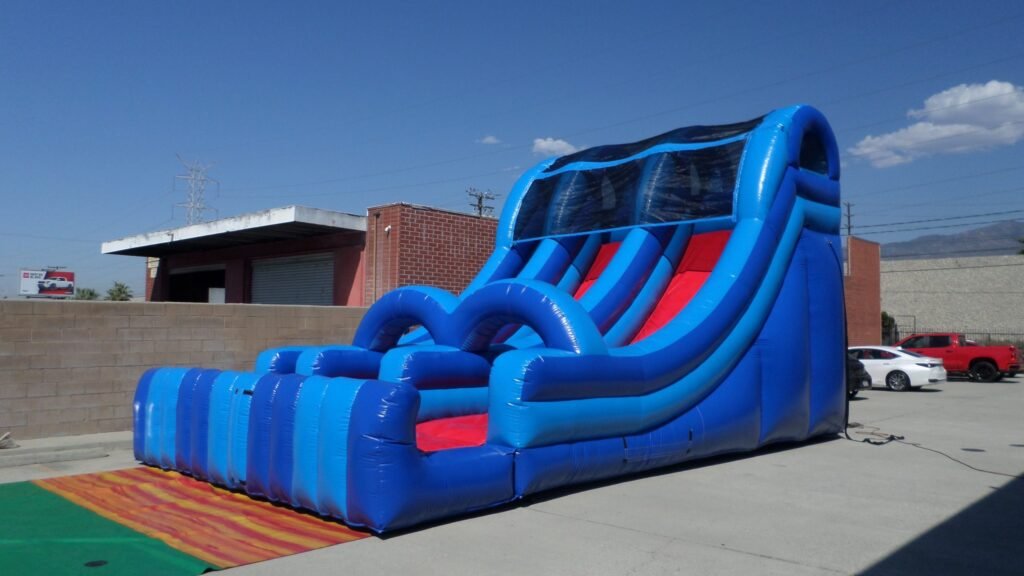 18′ Dual Lane Wet & Dry Slide W146