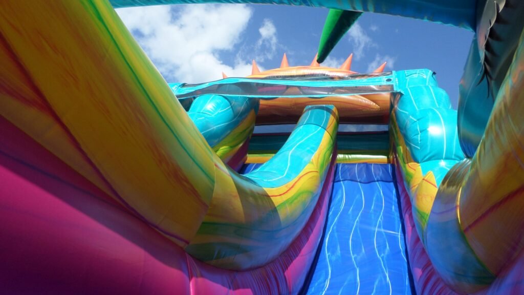 20′ Dual Lane Paradise Sunshine Water Slide W147