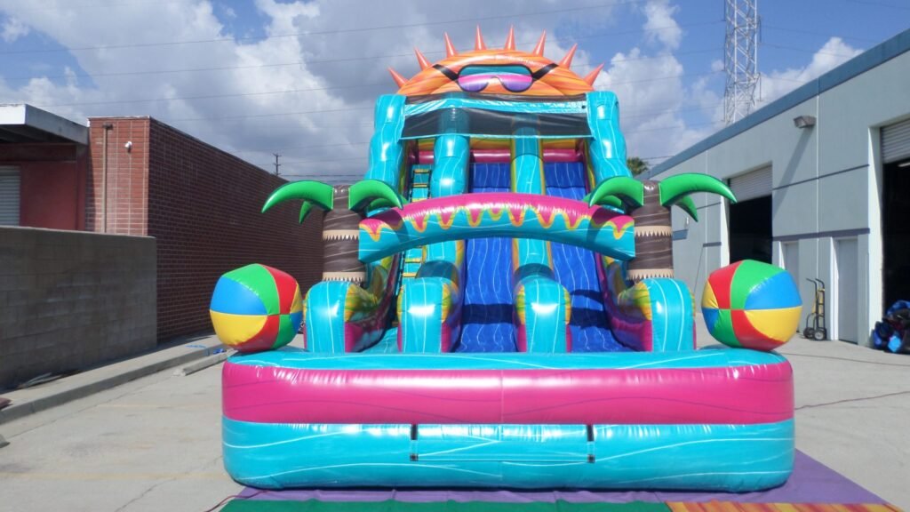 20′ Dual Lane Paradise Sunshine Water Slide W147