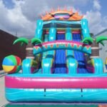 20′ Dual Lane Paradise Sunshine Water Slide W147