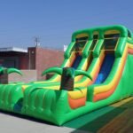 20′ Dual Lane Tropical Slide S041
