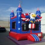 American Eagle Bounce House J176