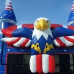 American Eagle Bounce House J176