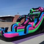 18′ Neon Gamer Water Slide W152