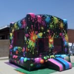 Paint Splatter Bounce House J178