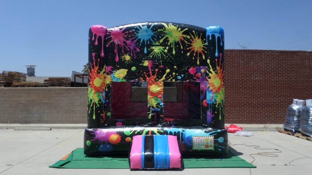 Paint Splatter Bounce House J178