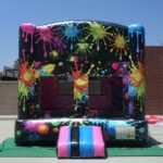Paint Splatter Bounce House J178