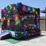 Paint Splatter Bounce House J178