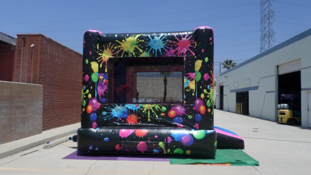 Paint Splatter Bounce House J178