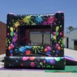 Paint Splatter Bounce House J178