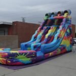 Paint Splatter Water Slide W153