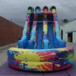 Paint Splatter Water Slide W153