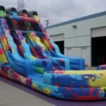 Paint Splatter Water Slide W153