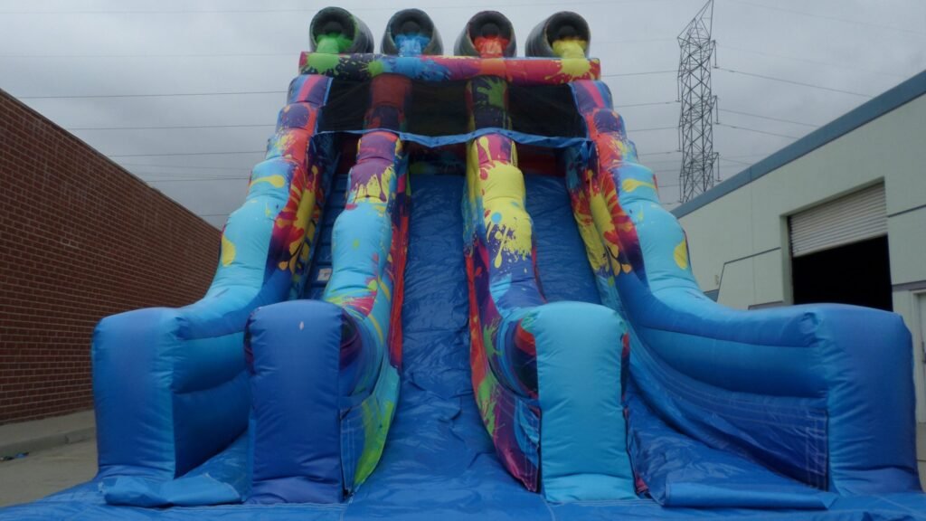 Paint Splatter Water Slide W153